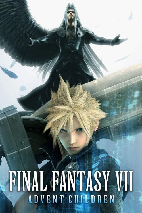 B2ポスター ファイナルファンタジー　7 ADVENT CHILDREN COM Promotional FINAL FANTASY Ⅶ ADVENT CHILDREN B2 Poster